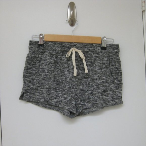 NWT Express black heather booty lounge shorts XS extra small - Picture 1 of 6